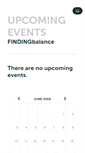 Mobile Screenshot of findingbalance.ticketleap.com