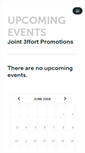 Mobile Screenshot of joint3ffortpromotions.ticketleap.com