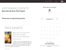 Tablet Screenshot of 48hourfilm.ticketleap.com