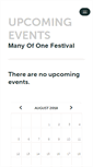 Mobile Screenshot of many-of-one-festival.ticketleap.com