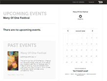 Tablet Screenshot of many-of-one-festival.ticketleap.com