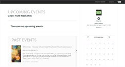 Desktop Screenshot of ghosthuntweekends.ticketleap.com