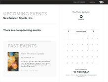 Tablet Screenshot of newmexicosportsinc.ticketleap.com