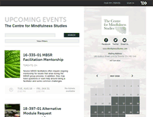 Tablet Screenshot of centreformindfulnessstudies.ticketleap.com