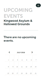Mobile Screenshot of kingwoodasylum.ticketleap.com