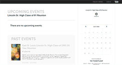 Desktop Screenshot of lincolnsrhighclassof91.ticketleap.com