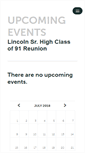 Mobile Screenshot of lincolnsrhighclassof91.ticketleap.com