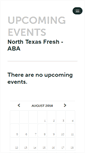 Mobile Screenshot of northtexasfresh.ticketleap.com
