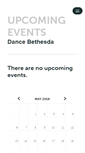 Mobile Screenshot of dancebethesda.ticketleap.com