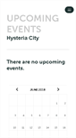 Mobile Screenshot of hysteriacity.ticketleap.com