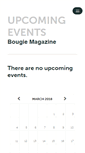 Mobile Screenshot of bougiemagazine.ticketleap.com