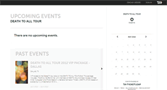 Desktop Screenshot of deathtoalltour.ticketleap.com
