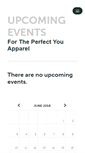 Mobile Screenshot of fortheperfectyou.ticketleap.com