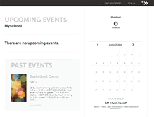 Tablet Screenshot of myschool.ticketleap.com