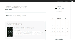 Desktop Screenshot of hauntcon.ticketleap.com