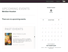 Tablet Screenshot of meridianhouston.ticketleap.com