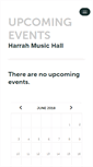 Mobile Screenshot of harrahmusichall.ticketleap.com