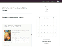 Tablet Screenshot of duofest.ticketleap.com