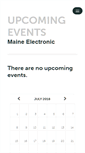 Mobile Screenshot of maineelectronic.ticketleap.com
