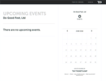 Tablet Screenshot of dogoodmusicfest.ticketleap.com