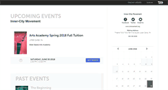 Desktop Screenshot of icmovement.ticketleap.com