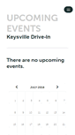 Mobile Screenshot of keysvilledrivein.ticketleap.com