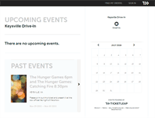 Tablet Screenshot of keysvilledrivein.ticketleap.com
