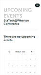 Mobile Screenshot of biztechwharton-conference.ticketleap.com