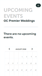 Mobile Screenshot of ocpremierweddings.ticketleap.com