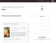 Tablet Screenshot of nwcaevents.ticketleap.com