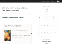 Tablet Screenshot of fourwindsfaire.ticketleap.com