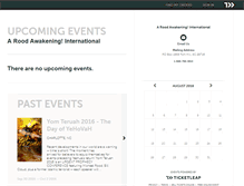 Tablet Screenshot of michaelrood.ticketleap.com
