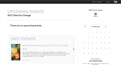 Desktop Screenshot of 2012timeforchange.ticketleap.com