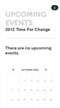 Mobile Screenshot of 2012timeforchange.ticketleap.com