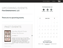 Tablet Screenshot of fine-entertainment.ticketleap.com
