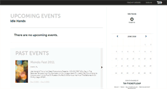 Desktop Screenshot of idlehands305.ticketleap.com