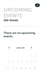 Mobile Screenshot of idlehands305.ticketleap.com