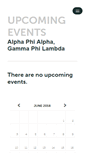 Mobile Screenshot of gammaphilambda.ticketleap.com
