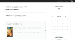 Desktop Screenshot of capitalcitycowboys.ticketleap.com