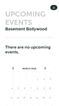 Mobile Screenshot of basementbollywood.ticketleap.com