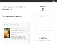 Tablet Screenshot of milesmaker.ticketleap.com