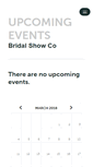 Mobile Screenshot of bridalexpo.ticketleap.com