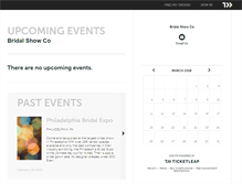 Tablet Screenshot of bridalexpo.ticketleap.com