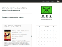 Tablet Screenshot of killing-frost-productions.ticketleap.com
