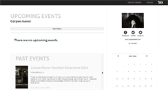 Desktop Screenshot of corpsemanor.ticketleap.com