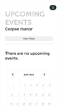 Mobile Screenshot of corpsemanor.ticketleap.com