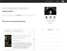 Tablet Screenshot of corpsemanor.ticketleap.com