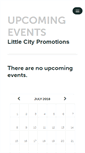 Mobile Screenshot of littlecitypromotions.ticketleap.com