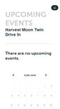 Mobile Screenshot of harvestmoondrivein.ticketleap.com