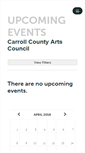 Mobile Screenshot of carrollcountyartscouncil.ticketleap.com